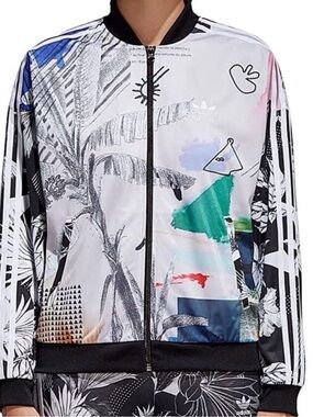 Adidas Originals x Farm Rio Passinho oversized track jacket